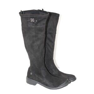 Bzees Enchanted Womens Size 6M Black Classic Knee High Riding Boots